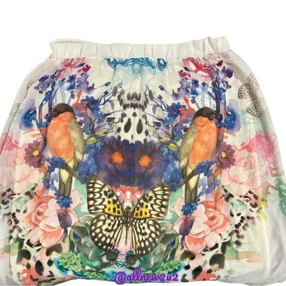 Lapis Butterfly Colorful Floral Maxi Skirt Size Small - Picture 13 of 17